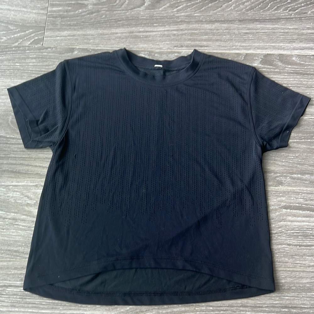 Lululemon Black Racerlength Shirt